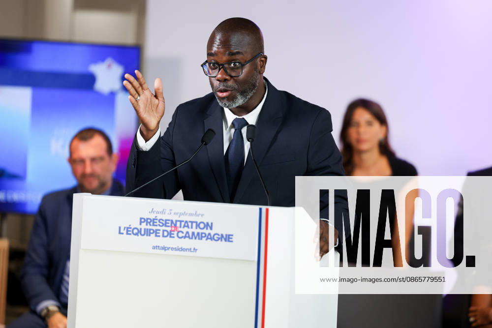 Abdoulaye Kante at the presentation of Gabriel Attal s campaign team at the Renaissance headquarters Gabriel Attal presents his campaign team at the Renaissance headquarters 459368 September 3, 2026 France