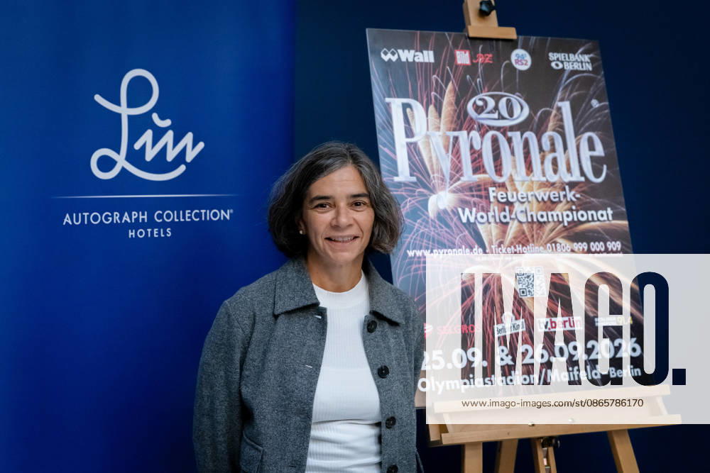 20th Anniversary of the Pyronale, Press Conference in Berlin, 20th Anniversary of the Pyronale, Press Conference, Atrium of the Hotel Luc, Eva Maria Encina, Berlin, Berlin, GER