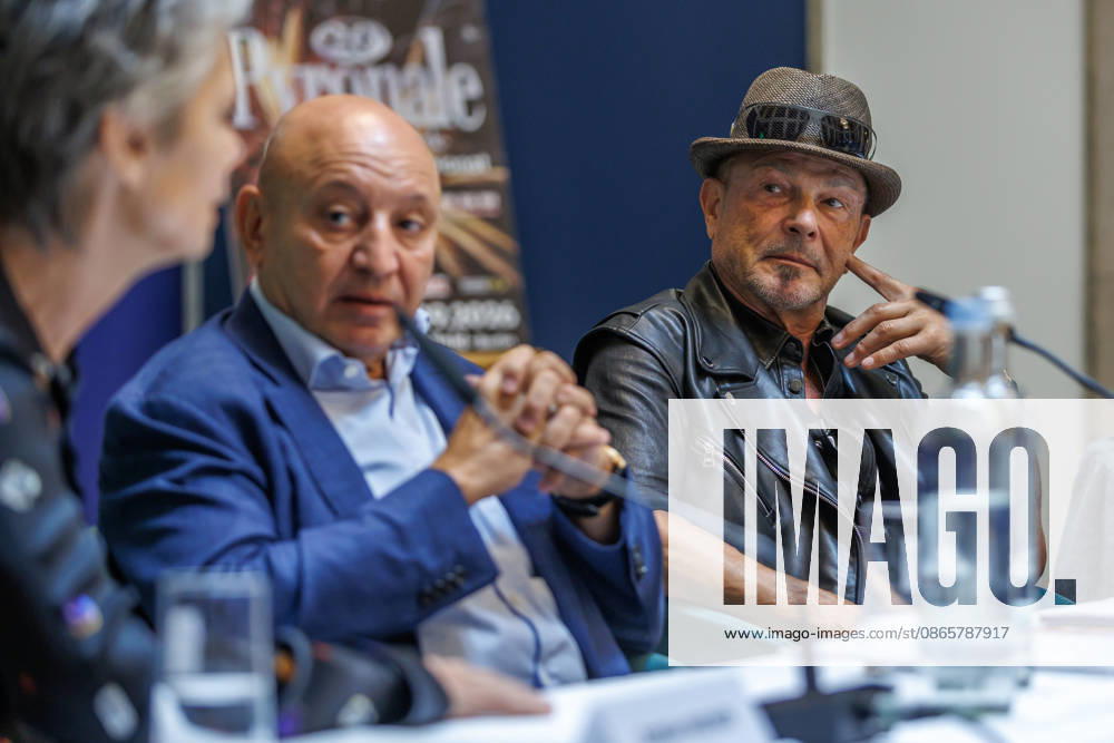 Press Conference on the Pyronale: Mario Hempel and Rudolf Schenker at a press conference on the 2026 Pyronale on September 3, 2026, in Berlin, Berlin, Berlin, Germany, at the Hotel Luc
