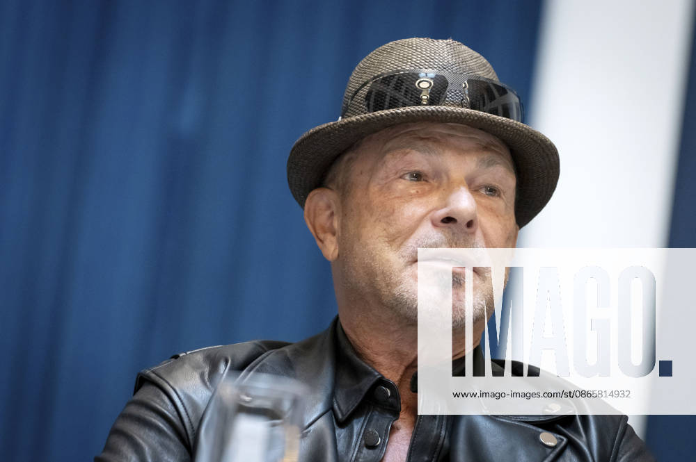 Rudolf Schenker at the press conference marking the 20th anniversary of the Pyronale in the atrium of the Hotel Luc Berlin, September 3, 2026 Foto:xGeisler-Fotopress Elmenthalerx geislerfp_pk_pyronale_4605