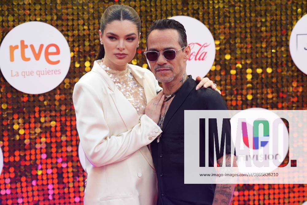 Marc Anthony and Nadia Ferreira attend the Premios Juventud Awards 2026 at Starlite Auditorium on September 03, 2026 in Marbella, Spain Cordon Press