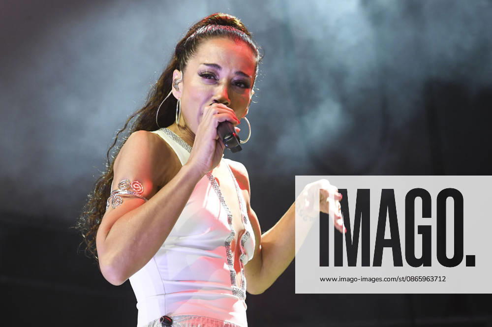 Nadja Benaissa of the No Angels at a concert on the TwentyFive Live anniversary tour at the Parkbühne in Hanover, September 4, 2026 Foto:xN.xHeuselx xFuturexImagex angels_6903