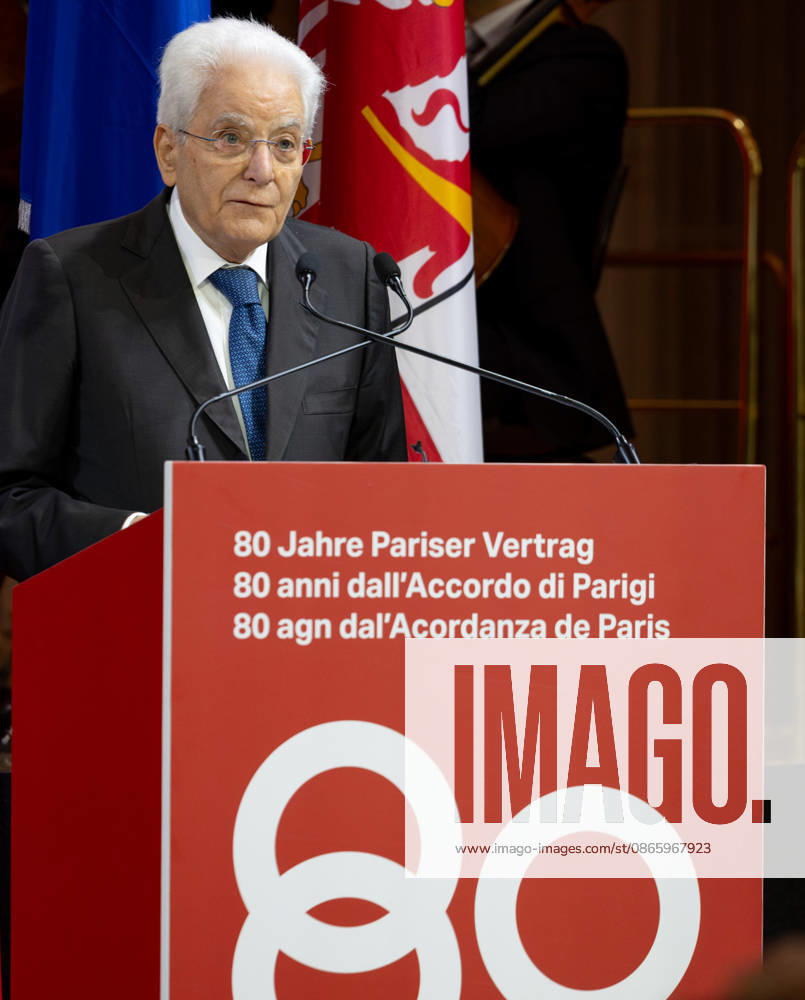 President Sergio Mattarella during the ceremony on the occasion of the Day of Autonomy , Merano, today 5 September 2026. Merano Italy - ZUMAa289 20260905_zia_a289_015
