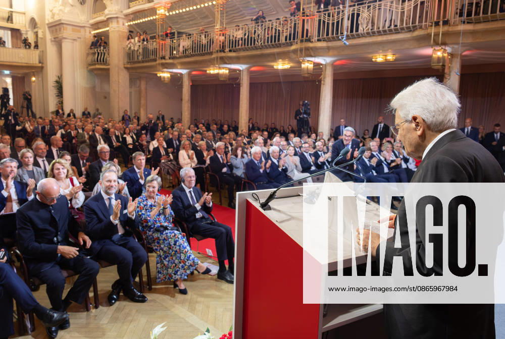 President Sergio Mattarella during the ceremony on the occasion of the Day of Autonomy , Merano, today 5 September 2026. Merano Italy - ZUMAa289 20260905_zia_a289_018