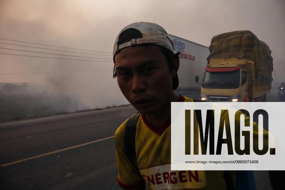 Forest and Peatland Fire in Ogan Ilir, South Sumatra Residents work to extinguish a land fire along the Palembang Inderalaya Highway in South Sumatra, Indonesia, on September 5, 2026. South Sumatra Indonesia