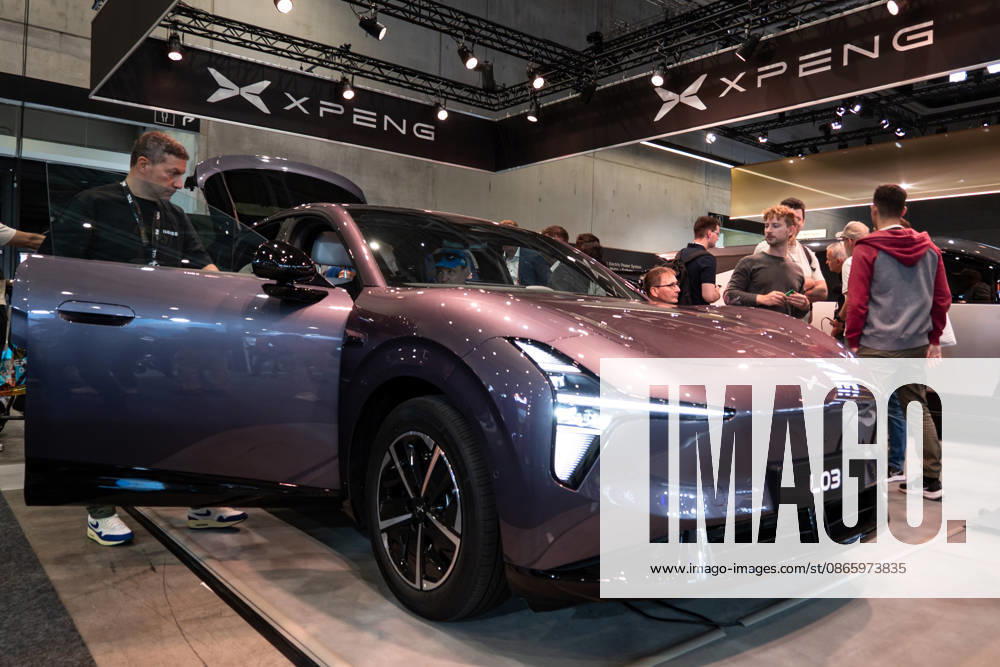 IFA Trade Fair In Berlin People examine a LO3 car at the Xpeng booth during the IFA Consumer Electronics and Home Appliances trade fair in Berlin, Germany, on September 5, 2026. Berlin Germany