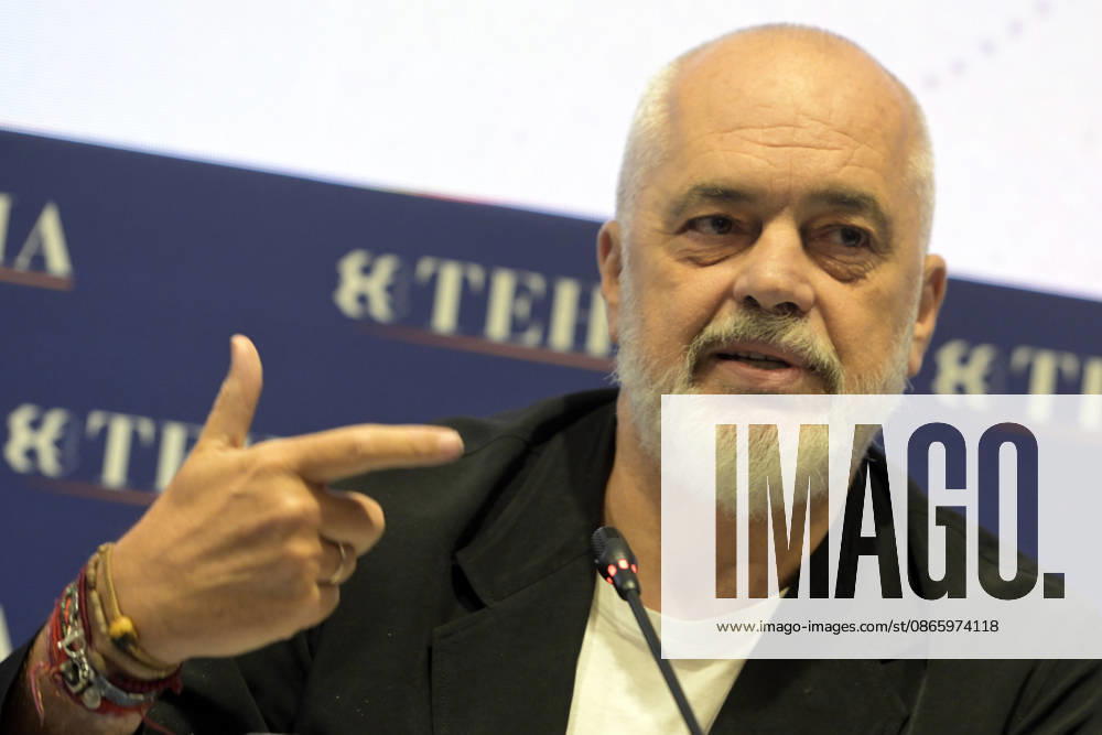Photo by Mario Romano, IPP Cernobbio, Sept. 2, 2026, Ambrosetti Cernobbio THEA 2026. Pictured: Edi Rama, Prime Minister of Albania. Italy Photo Press World. Copyright Ambrosetti Cernobbio THEA 2026