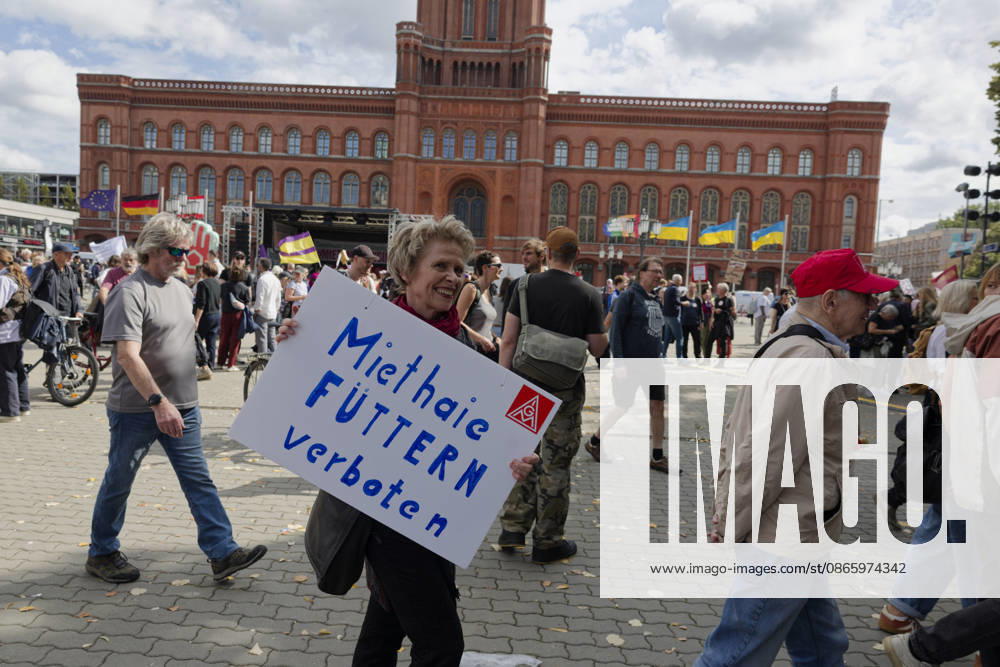 Demonstration Against High Rents in Berlin, September 5, 2026, Germany, Berlin: A demonstration organized by numerous organizations in downtown Berlin against high rents, rent gouging, and displacement, and in support of the expropriation and municipalization of large housing stocks