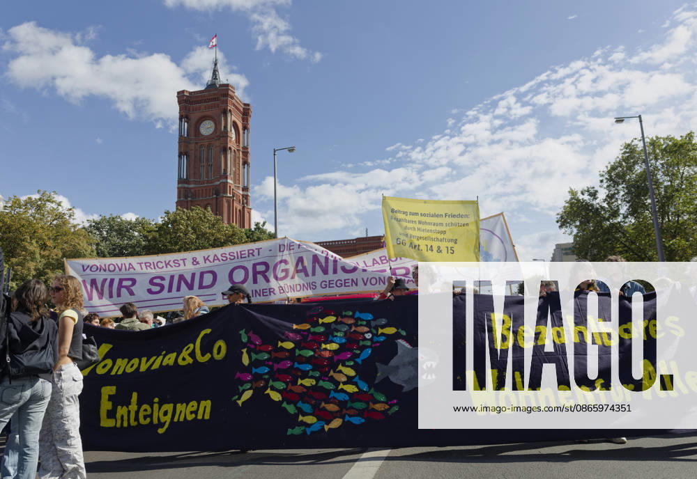 Demonstration Against High Rents in Berlin, September 5, 2026, Germany, Berlin: A demonstration organized by numerous organizations in downtown Berlin against high rents, rent gouging, and displacement, and in support of the expropriation and municipalization of large housing stocks
