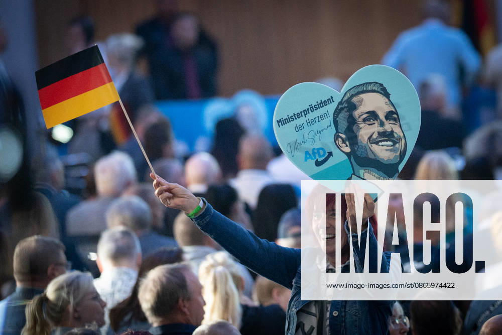 AMO Culture and Convention Center before the start of the AfD s closing event marking the end of the state election campaign; Saxony-Anhalt state election; AfD closing event in Magdeburg, Magdeburg, Saxony-Anhalt, Germany; AMO Culture and Convention Center