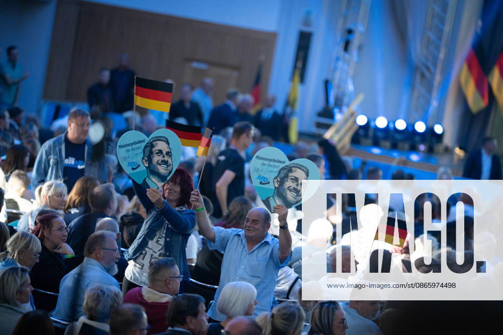 AMO Culture and Convention Center before the start of the AfD s closing event marking the end of the state election campaign; Saxony-Anhalt state election; AfD closing event in Magdeburg, Magdeburg, Saxony-Anhalt, Germany; AMO Culture and Convention Center