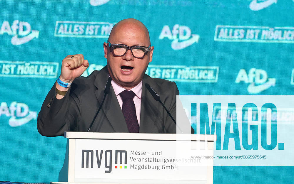 Oliver Kirchner , AfD Wahlkampfabschluss in Magdeburg , Sachsen-Anhalt , Deutschland . September 05 , 2026 . Photo by: Davide Elias IPA Photo Pressefoto DENL