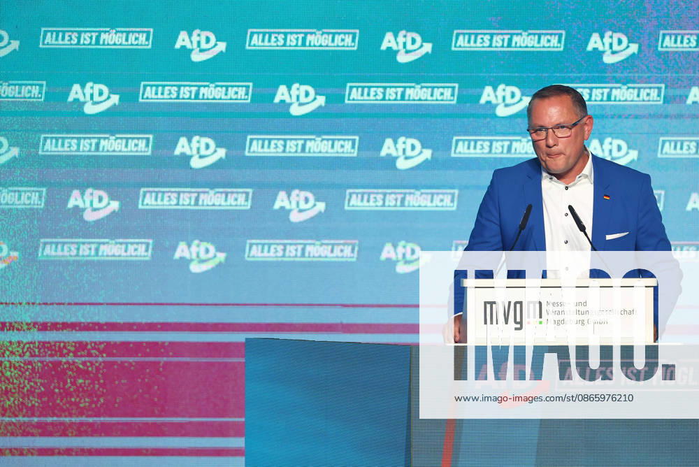 Tino Chrupalla AfD Bundesvorsitzend , AfD Wahlkampfabschluss in Magdeburg , Sachsen-Anhalt , Deutschland . September 05 , 2026 . Photo by: Davide Elias IPA Photo Pressefoto DENL