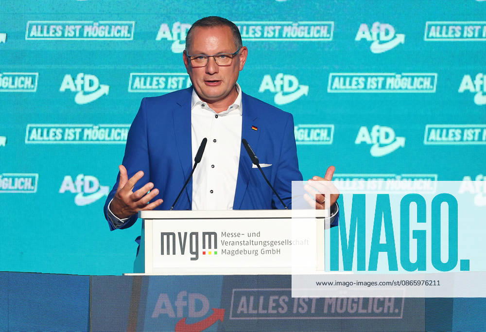 Tino Chrupalla AfD Bundesvorsitzend , AfD Wahlkampfabschluss in Magdeburg , Sachsen-Anhalt , Deutschland . September 05 , 2026 . Photo by: Davide Elias IPA Photo Pressefoto DENL