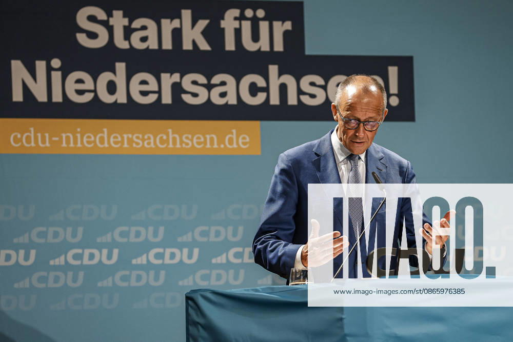 Chancellor Friedrich Merz Visits Lower Saxony: Speech by Friedrich Merz, CDU Federal Chairman and Chancellor, at the Langenhagen Maritim Airport Hotel in Hanover, Lower Saxony, Hanover Region, Germany