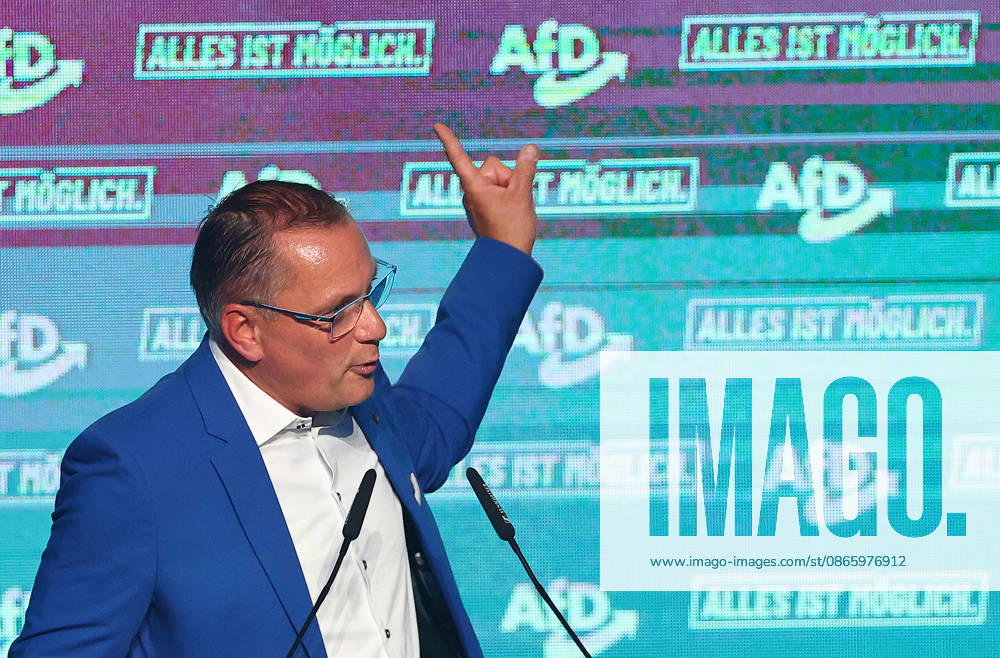Tino Chrupalla AfD Bundesvorsitzend , AfD Wahlkampfabschluss in Magdeburg , Sachsen-Anhalt , Deutschland . September 05 , 2026 . Photo by: Davide Elias IPA Photo Pressefoto DENL