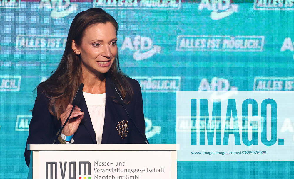Susanne Fürst , AfD Wahlkampfabschluss in Magdeburg , Sachsen-Anhalt , Deutschland . September 05 , 2026 . Photo by: Davide Elias IPA Photo Pressefoto DENL
