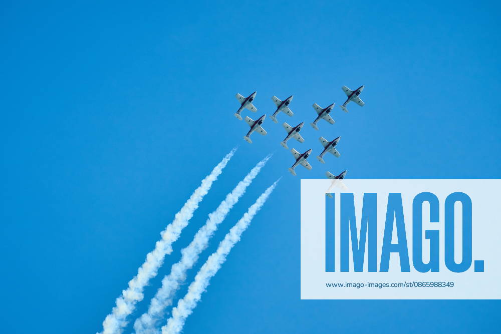 The Canadian Forces Snowbirds perform during the Canadian International Air Show in Toronto, on Saturday, Sept. 5, 2026. Toronto Canada - ZUMAc35_ 20260905_zaf_c35_047