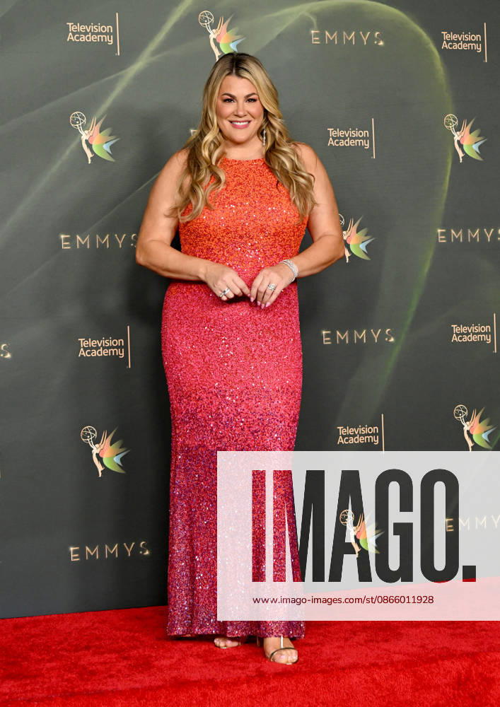 78th Emmy Awards Night 1 Heather McMahan in the press room at the 78th Emmy Awards Nigh1, held at the Peacock Theatre in Los Angeles, Ca. on September 5, 2026. Los Angeles Peacock Theatre California USA
