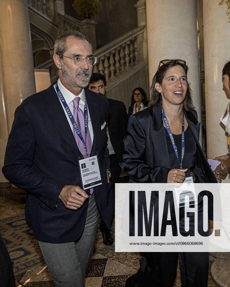 Photo by Mario Romano, IPP Cernobbio, Sept. 6, 2026, Ambrosetti Cernobbio THEA 2026. Pictured: Valerio De Molli and Elly Schlein. Italy Photo Press World. Copyright Ambrosetti Cernobbio THEA 2026