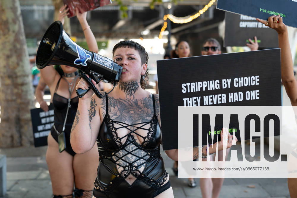 F**k exploitation activists protest against animal exploitation in London - 06 Sep 2026 An animal activist hold a placard reading Stripping by choice they never had one during the protest. Activists from F**k Exploitation staged a protest in Southbank, London, against animal exploitation. Protesters wearing lingerie use their bodies as part of the demonstration, drawing attention to what the group describes as the exploitation of animals through forced breeding, reproductive control and the use of their bodies. London United Kingdom