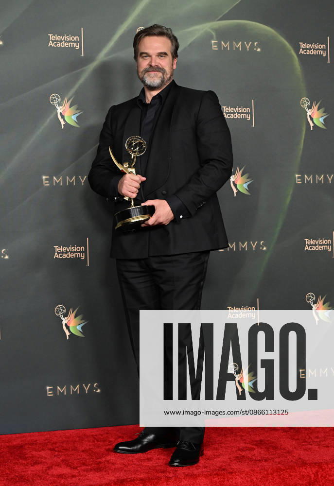 78th Emmy Awards Night 2 David Harbour in the press room at the 78th Emmy Awards Night 2, held at the Peacock Theatre in Los Angeles, Ca. on September 6, 2026. Los Angeles Peacock Theatre California USA