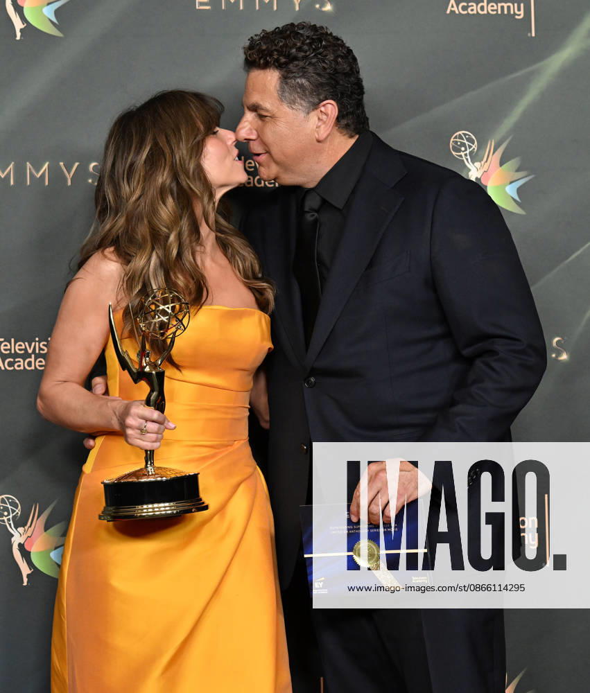 78th Emmy Awards Night 2 Linda Cardellini and Steve Rodriguez in the press room at the 78th Emmy Awards Night 2, held at the Peacock Theatre in Los Angeles, Ca. on September 6, 2026. Los Angeles Peacock Theatre California USA