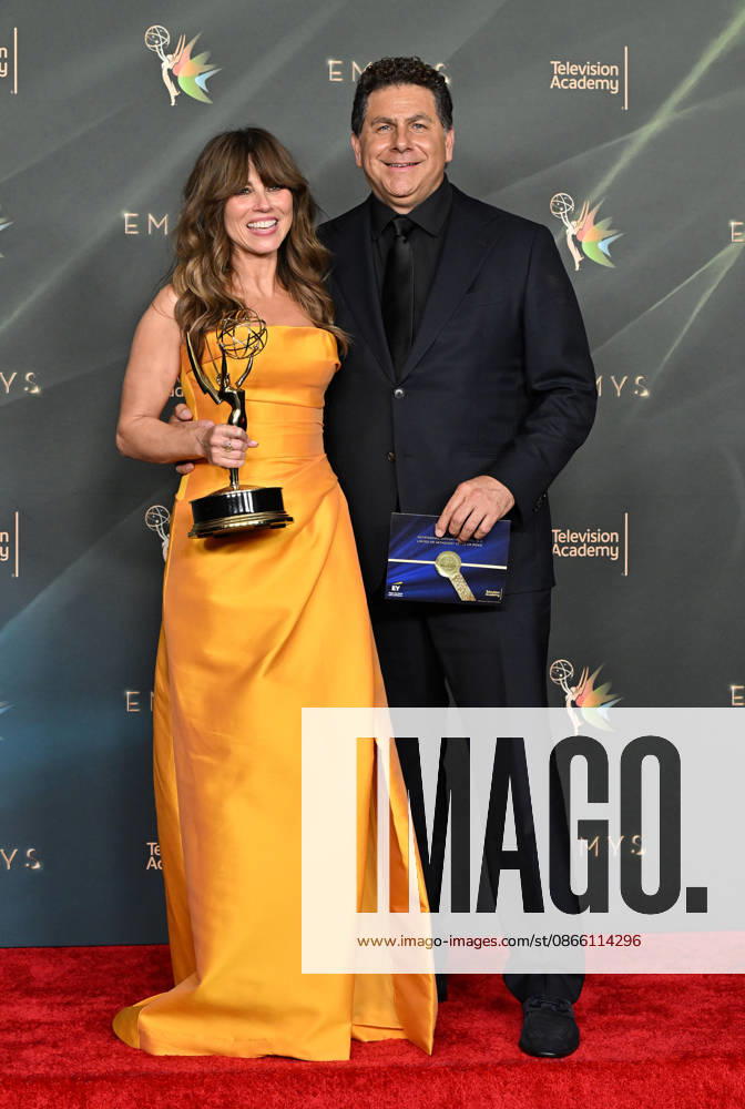78th Emmy Awards Night 2 Linda Cardellini and Steve Rodriguez in the press room at the 78th Emmy Awards Night 2, held at the Peacock Theatre in Los Angeles, Ca. on September 6, 2026. Los Angeles Peacock Theatre California USA