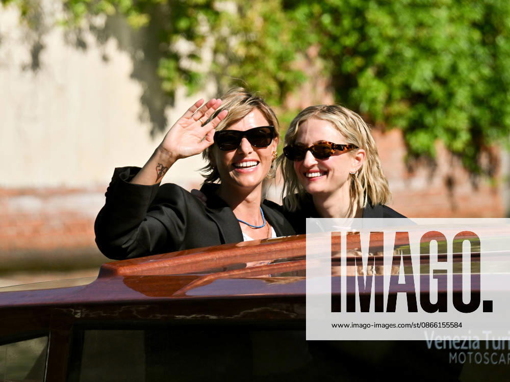 IPA88232623 - Venice, 83rd Venice International Film Festival 2026 Day 6 Arrivals at the Excelsior Hotels pier Pictured: Alba Rohrwacher and Anna Foglietta