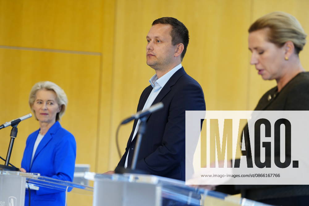 DENMARK GREENLAND Press conference with von der Leyen, Mette Frederiksen, and Jens Frederik Nielsen Denmark’s Prime Minister Mette Frederiksen, Greenland’s government leader Jens Frederik Nielsen, and European Commission President Ursula von der Leyen hold a press conference in Nuuk on Monday, September 7, 2026. Photo by Mads Claus Rasmussen, Scanpix 2026, Nuuk, Denmark