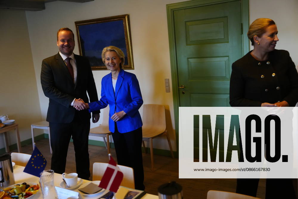 DENMARK GREENLAND Prime Minister Mette Frederiksen visits Greenland Prime Minister Mette Frederiksen S holds a meeting with the Prime Minister of the Faroe Islands, Beinir Johannesen, and the President of the European Commission, Ursula von der Leyen, in Nuuk, Monday, September 7, 2026. Photo by Mads Claus Rasmussen, Scanpix 2026, Greenland, Denmark