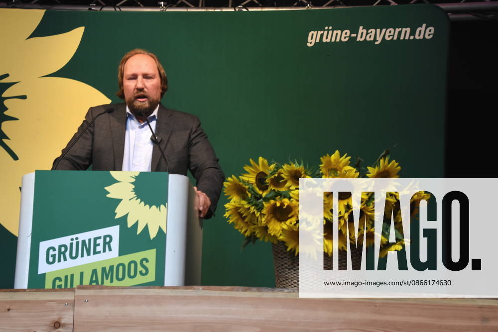 Anton Hofreiter, Member of the German Bundestag (Alliance 90 The Greens), Chair of the European Affairs Committee, Abendsberg, September 7, 2026. Political morning beer gathering at the Gillamoos in the Alliance 90 The Greens wine tent. Photo: Abendsberg