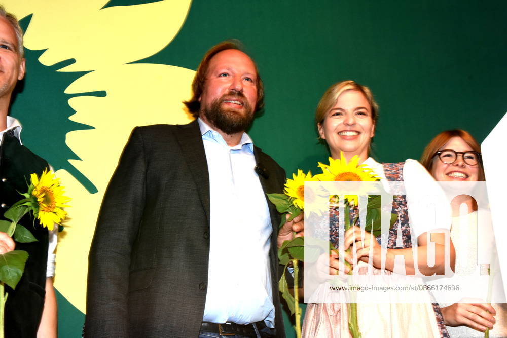 Anton Hofreiter, Member of the German Bundestag and Chair of the European Affairs Committee; Katharina Schulze, Chair of the Bavarian Greens’ parliamentary group in the State Parliament; Abendsberg, September 7, 2026; Political morning beer gathering at the Gillamoos in the Bündnis 90 The Greens wine tent; Photo: Abendsberg