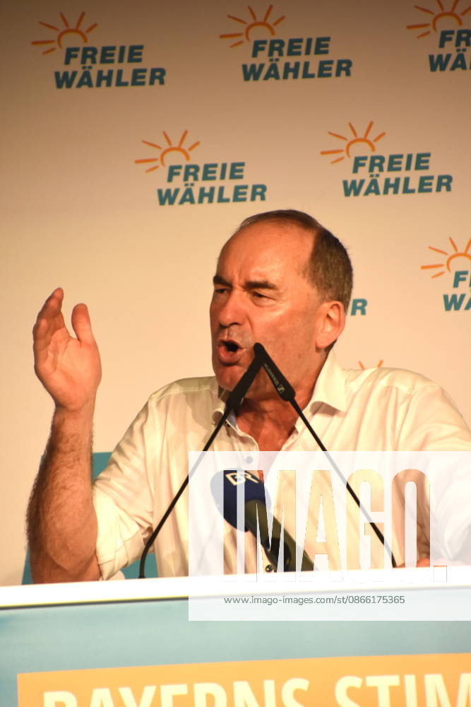 Hubert Aiwanger, State and Federal Chair of the FREIE WÄHLER, Abendsberg, September 7, 2026 Political morning beer gathering at the Gillamoos; Freie Wähler at the Weissbierstadl. Photo: Abendsberg