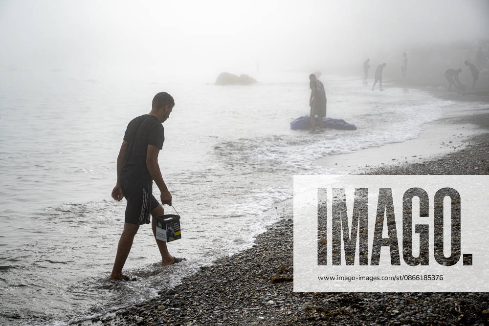 Settlements Continue on El Trampolín Beach Migrants relax on El Trampolín Beach, September 7, 2026, in Ceuta, Spain. Despite having been cleared, the camp on El Trampolín Beach resembles a makeshift city and remains occupied by people who continue to arrive in Ceuta. SEPTEMBER 7, 2026 Ceuta, Spain