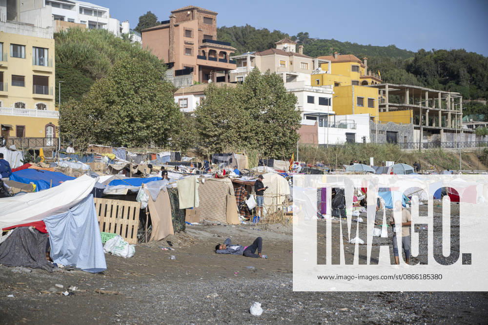 Settlements Continue on El Trampolín Beach Settlements on El Trampolín Beach, as of September 7, 2026, in Ceuta, Spain. Despite having been evicted, the camp on El Trampolín Beach resembles a makeshift city and remains occupied by people who continue to arrive in Ceuta. SEPTEMBER 7, 2026 Ceuta, Spain