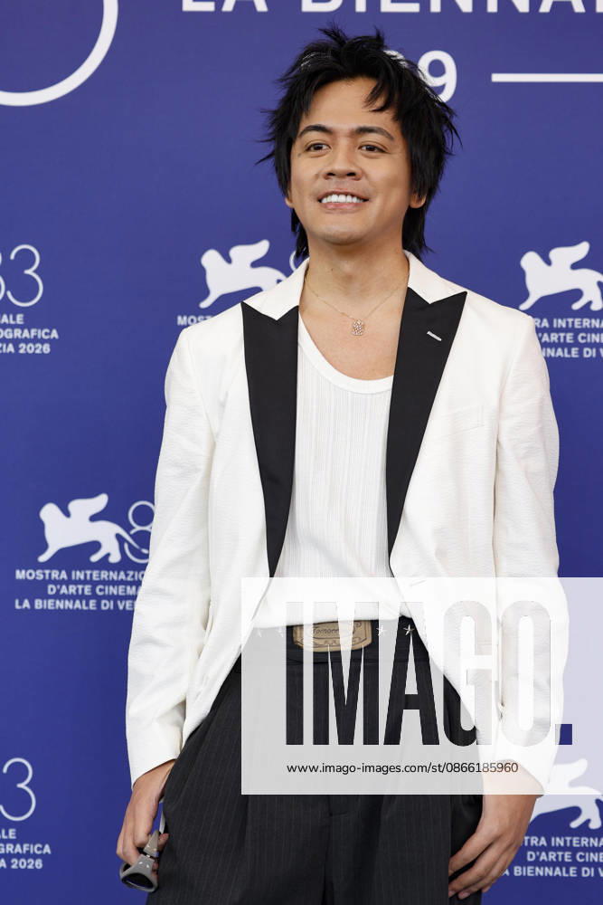 Taiwanese actor Chillseph poses for the photocall of the ˜Arrested Memory at the 83rd annual Venice International Film Festival, in Venice, Italy, 07 September 2026. The movie is presented out of competition at the festival running from 02 to 12 September 2026. ANSA FABIO FRUSTACI. Venice ITALY - ZUMAa110 20260907_zaf_a110_060