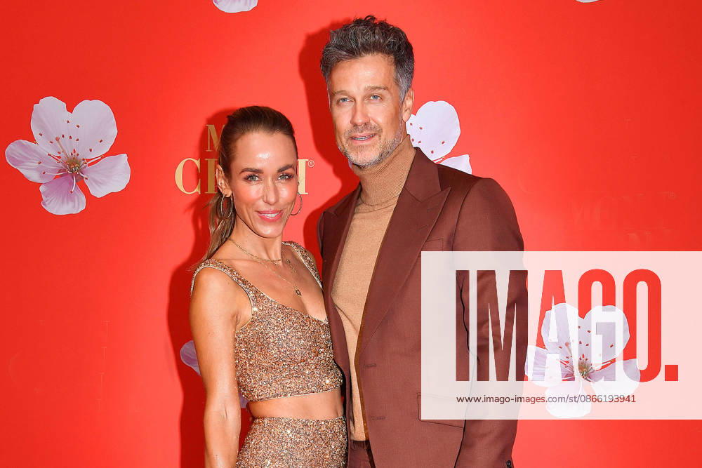 Annemarie Carpendale and Wayne Carpendale at the Mon Cheri Barbara Day event on December 4, 2024, in Munich; Mon Cheri Barbara Day 2024 in Munich