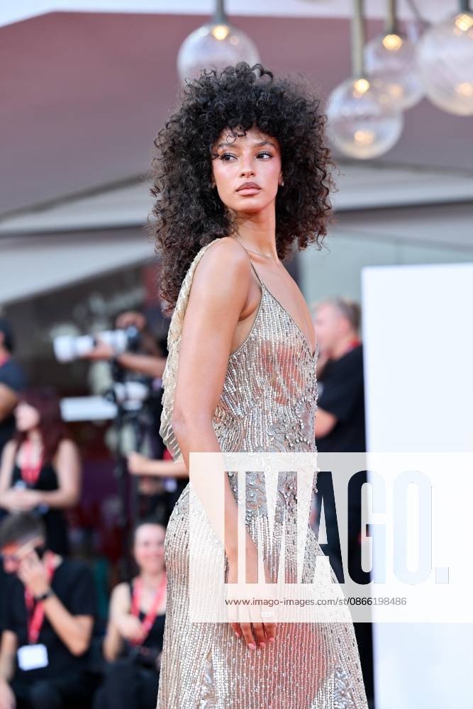 Meryem Saida on the red carpet for the film The Stranger at the 83rd Venice International Film Festival, Venice, September 7, 2026 Venice Italy - ZUMAa289 20260907_zia_a289_341