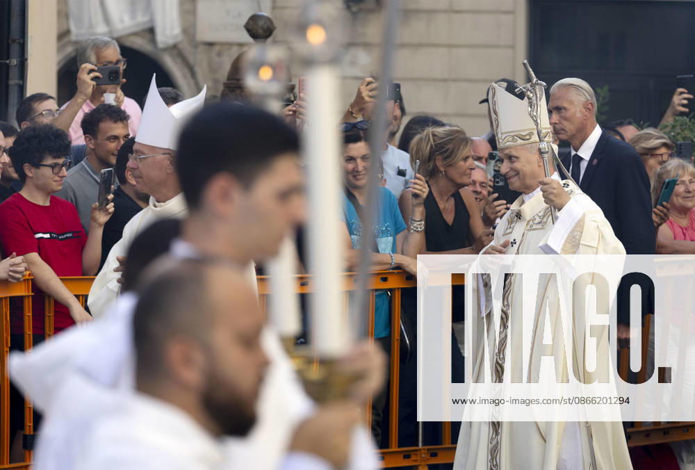 Genazzano (Rome, Italia: Pope Leo XIV during his visit to Genazzano inside the Santuario della Madre del Buon Consiglio, Genazzano (Rome), 7 September 2026..ANSA MASSIMO PERCOSSI. Genazzano (Rome Italia - ZUMAa110 20260907_zaf_a110_117