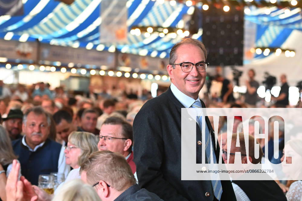 Alexander DOBRINDT, Federal Minister of the Interior, at the Politischer Gillamoos event on September 7, 2026, in Abensberg,