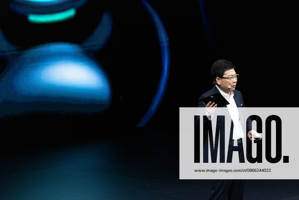 Huawei unveils the tri-fold Mate XT 2 Ultimate Design smartphone featuring the Kirin 9050 Pro chip on September 7, 2026 in Guangzhou, Guangdong Province of China.