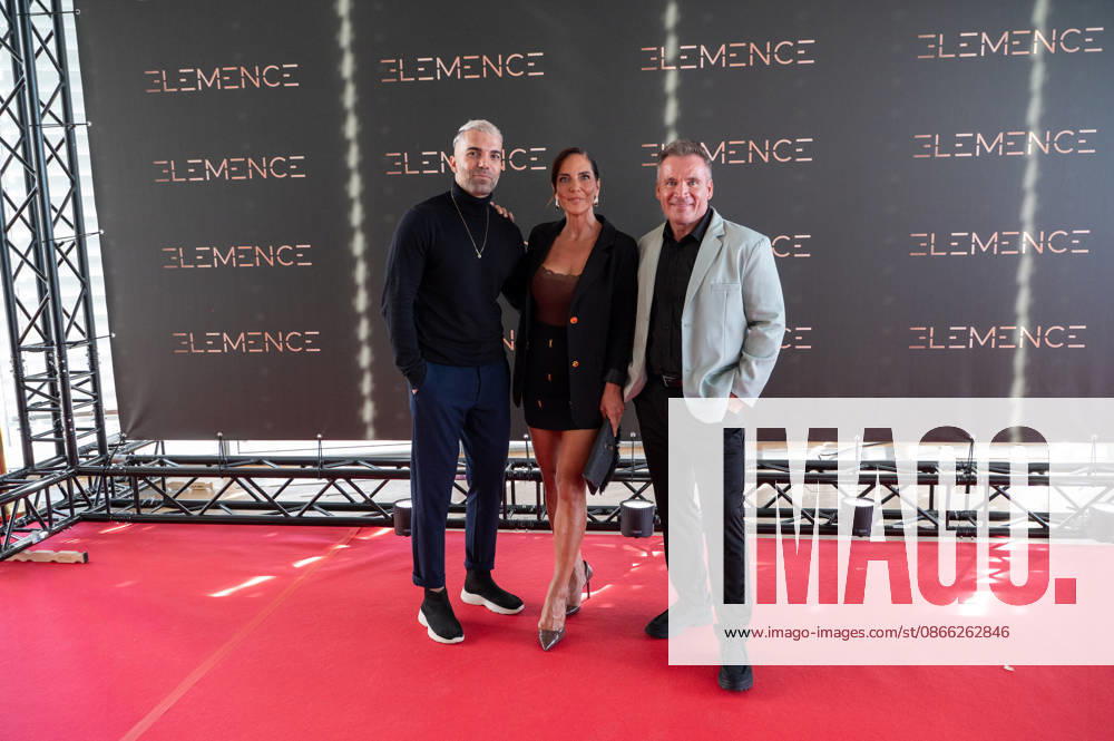 20260906 Elemence Product Launch COLOGNE, GERMANY SEPTEMBER 6, 2026 Rafi Rachek, Daniela Büchner, and Peter Klein at the Elemence product launch on September 6, 2026, in Cologne, North Rhine-Westphalia, Germany