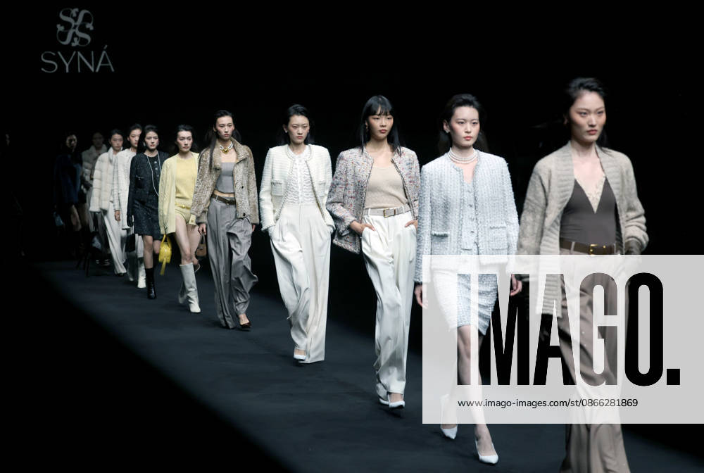 SYNA brand fashion appears on the runway at the 2026 China International Fashion Week (Autumn) on September 7, 2026 in Beijing, China. The event showcases collections from various designers for the upcoming autumn and winter seasons.