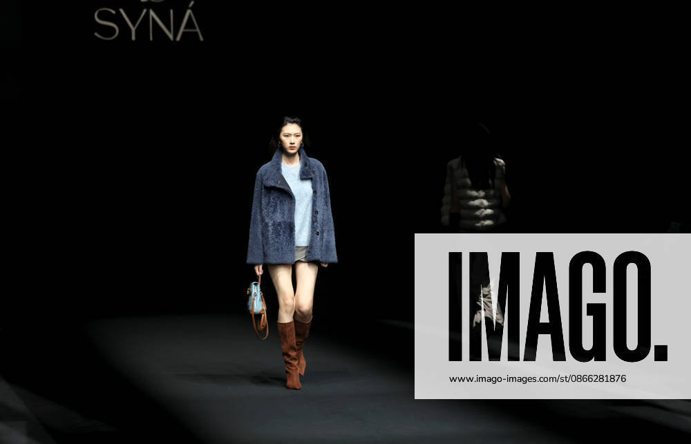 SYNA brand fashion is displayed on the runway during the 2026 China International Fashion Week Autumn session on September 7, 2026 in Beijing, China. The event showcases collections from various designers for the upcoming season.