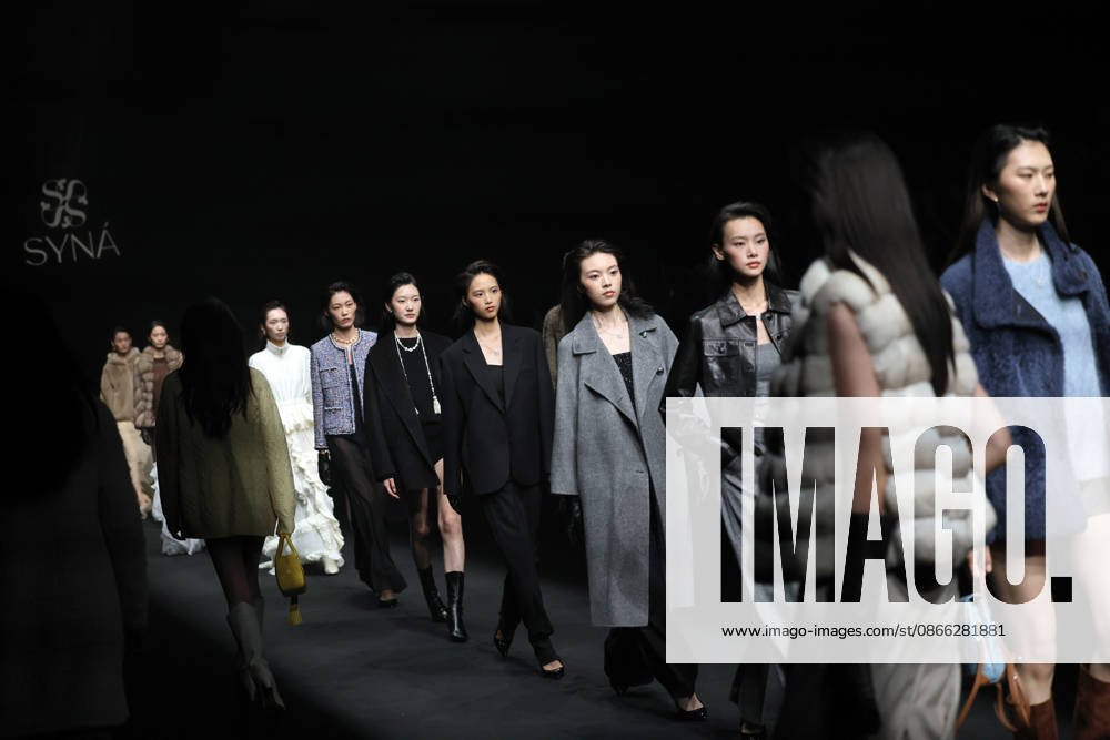 SYNA brand fashion is displayed on the runway at the 2026 China International Fashion Week (Autumn) on September 7, 2026 in Beijing, China. The event showcases collections from various designers for the upcoming autumn and winter seasons.