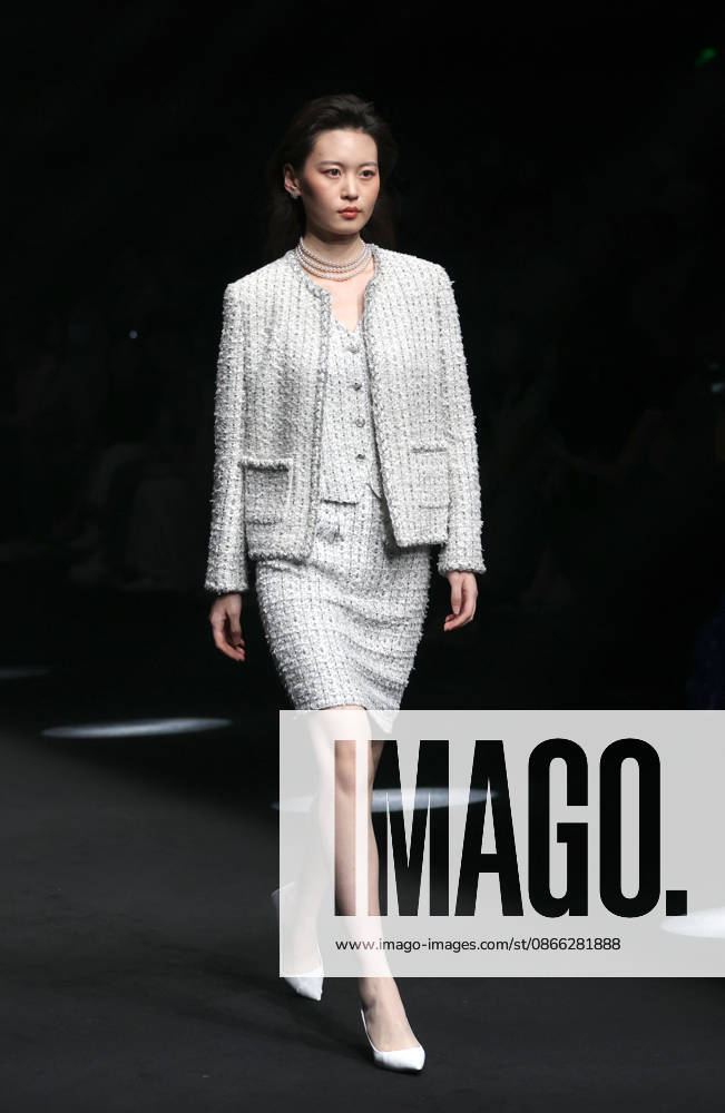 SYNA brand fashion is displayed on the runway during the China International Fashion Week Autumn 2026 on September 7, 2026 in Beijing, China. The event showcases collections from various designers for the upcoming autumn and winter seasons.