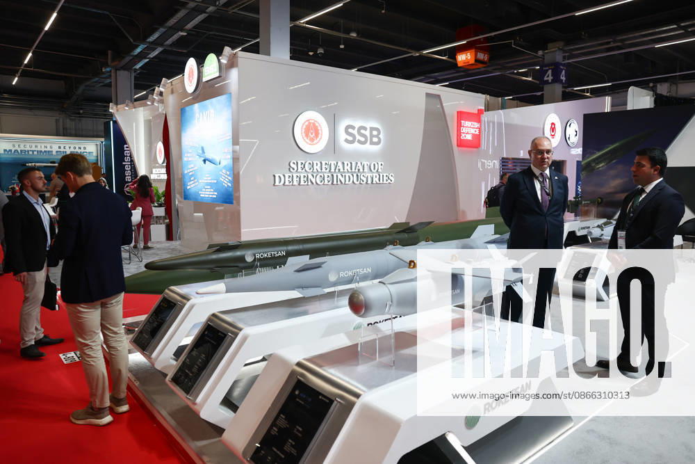 34th International Defence Industry Exhibition in Poland KIELCE, POLAND - SEPTEMBER 8: Turkish Defence Industries and Roketsan stands are seen during the 34th International Defence Industry Exhibition (MSPO) in Kielce, Poland, on September 8, 2026. Jakub Porzycki Anadolu Kielce Poland. Editorial use only. Please get in touch for any other usage.