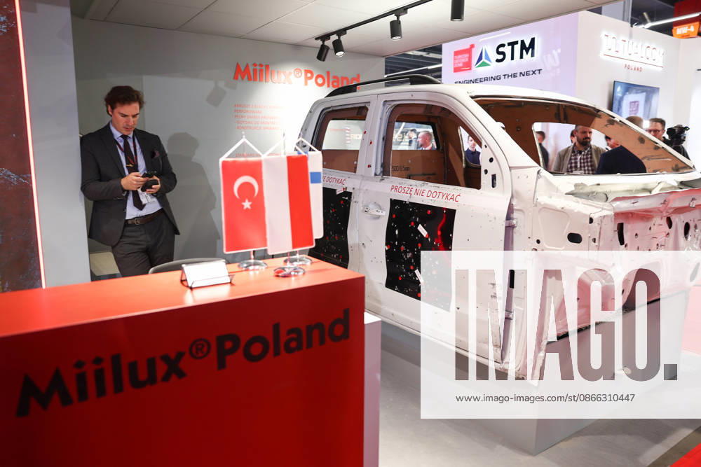 34th International Defence Industry Exhibition in Poland KIELCE, POLAND - SEPTEMBER 8: Miilux Poland stand is seen during the 34th International Defence Industry Exhibition (MSPO) in Kielce, Poland, on September 8, 2026. Jakub Porzycki Anadolu Kielce Poland. Editorial use only. Please get in touch for any other usage.