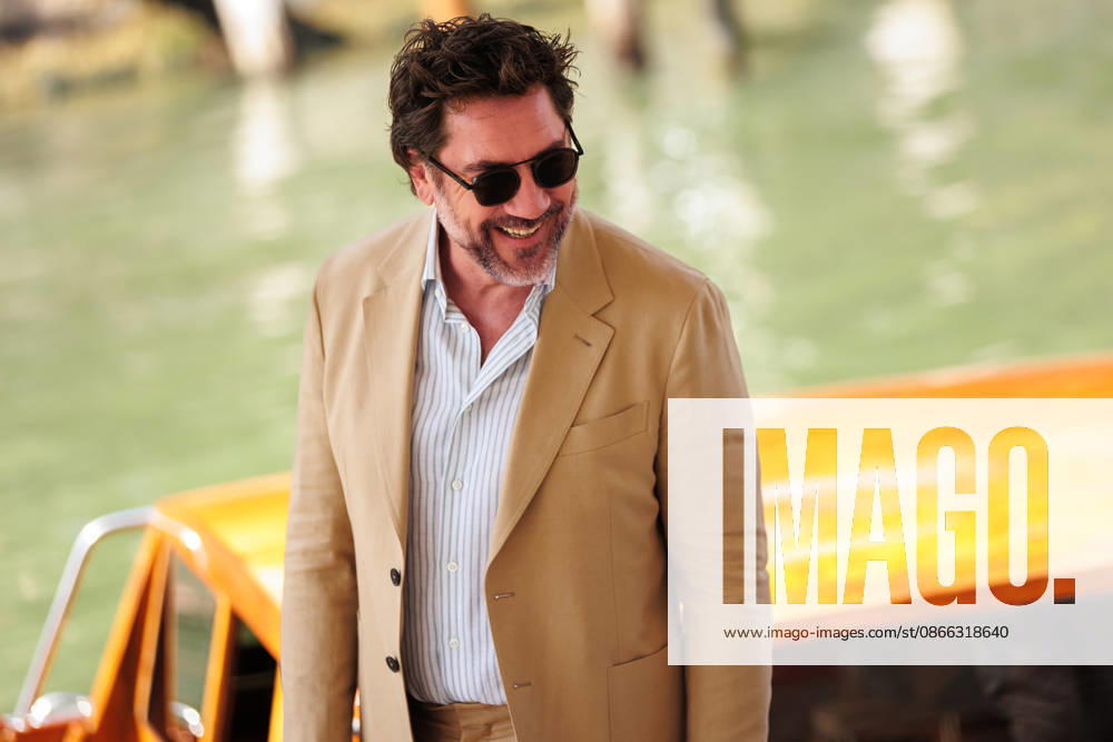 Spanish actor Javier Bardem arrives at the Darsena Excelsior ahead of the presentation of Bunker during the 83rd Venice International Film Festival. Venice Italy - ZUMAs197 20260908_aaa_s197_011